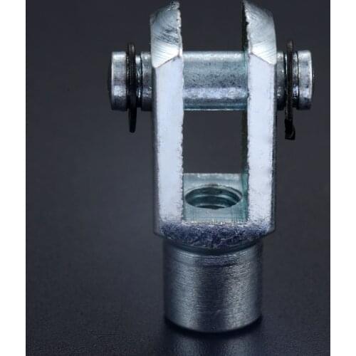 Metal Y-16 M6*1 Thread Air Pneumatic Cylinder Rod Piston Clevis Y Joint for 16mm Bore Air Cylinder Mechanical Hardware