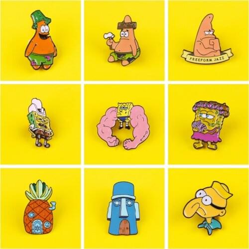 Cartoon Anime Lapel Pin Bags Badge Lovely Badge For Pass Paired Jewelry Badges On Backpack Pins For Backpack Gift For Friends