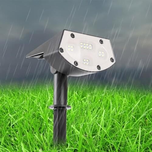 New Solar Outdoor Floor Light Garden Decoration Landscape Led Lamp Spotlights Floodlights Built in Battery Running Time 12 Hours