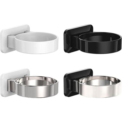 New Punch-free Hairdryer Storage Rack Wall Mounted Hair Dryer Holder Stand Shelf For Home Bathroom Dressing Room Organizer