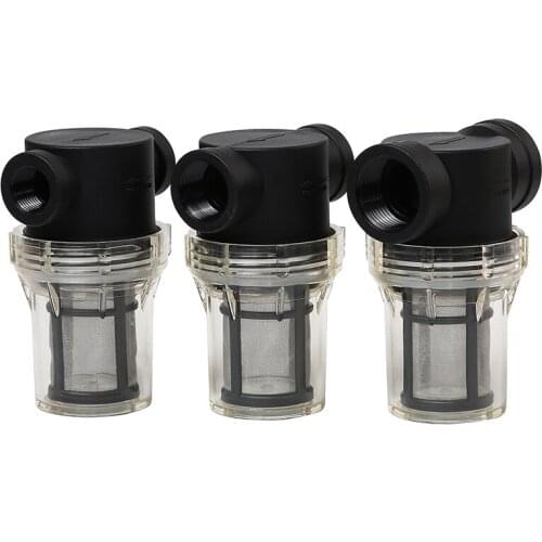 Garden Watering Filter 1/2'' 3/4'' 1'' Plastic Irrigation System Impurity Prefilter Aquaculture Household Water Pipe Filter