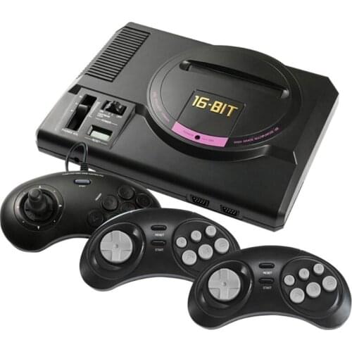 GTIPPOR 16BIT HD MEGA DRIVE MD1 TV VIDEO GAME CONSOLE WITH HDMI AV OUTPUT 2.4G WIRELESS CONTROLLER
