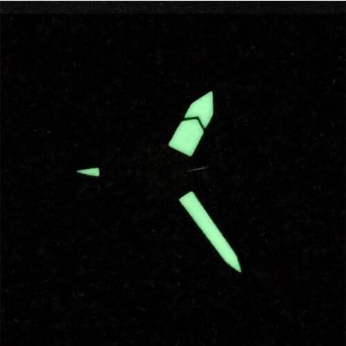 Watch Hands Green Luminous Three-pin Pointers Kit spare parts Replacement For NH35/NH36 Watch Movement Repair Accessories