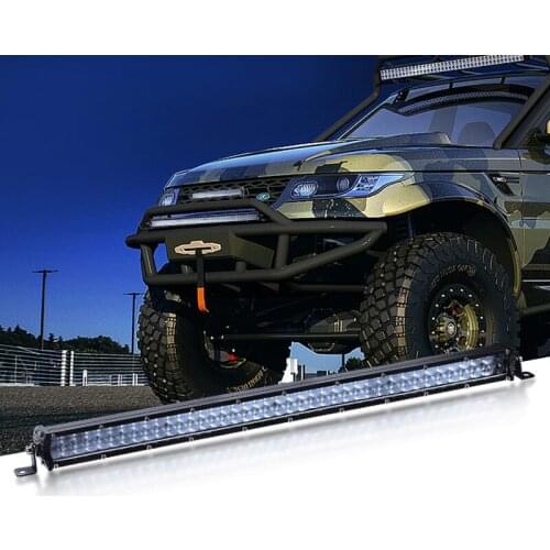 Ultra Slim 20 Inch Double Row LED Light Bar 5D Lens 240W 16000LM spot beam led bar 4x4 accessories off road led work lights