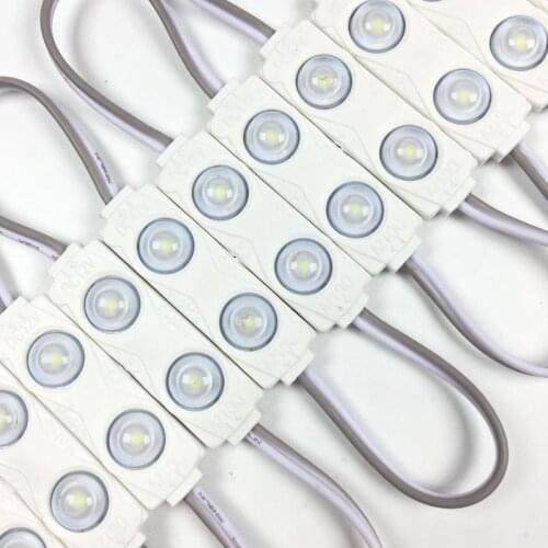 100pcs/lot New design injection lens LED module waterproof SMD2835 LED backlight module DC12V 1.2W 2 led waterproof