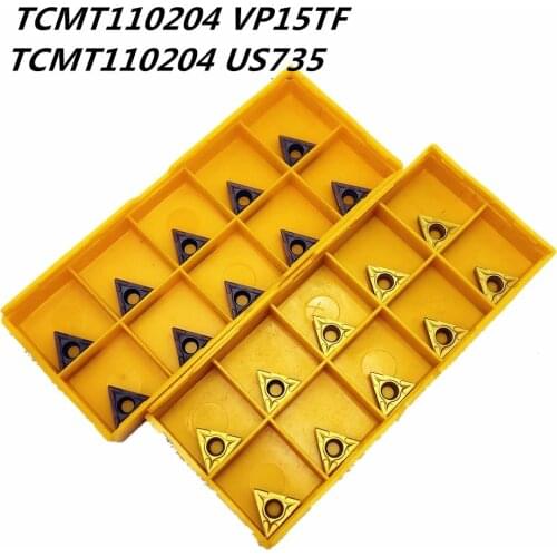Lathe tools TCMT110204 VP15TF TCMT110204 UE6020 carbide inserts internal turning tools turning inserts TCMT 110204 cutting tools