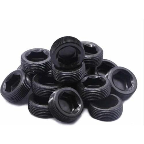 1pcs Internal Hex Head Socket Male Countersunk End Plug Black M10 M12 M14 M20 M30 M33