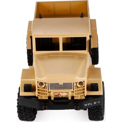 WPL B14 1:16 2.4G 2CH 4WD Mini Off-road RC Semi-truck with Metal Chassis / TPR Tires / 10km/h Top Speed VS WPL C14 B24 C24