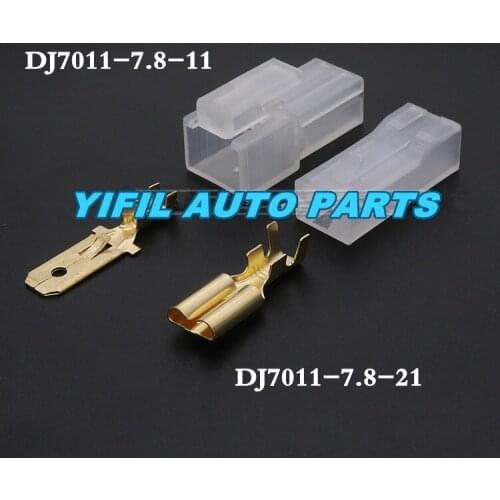 10pcs/lot 7.8mm 1 Pin Auto Electrical Connector Kits car connector for Car