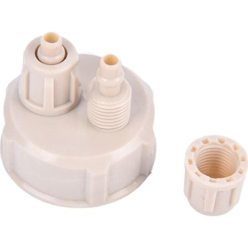 2pcs Aquarium Multifunction DIY CO2 System Kit Generator Bottle Cap Fish Tank Carbon Dioxide DIY Reactor Quick Screw Caps