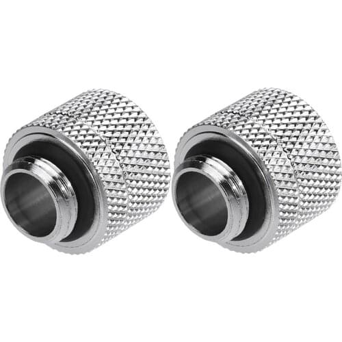 2Pcs Water Cooling Fittings G1/4 External Thread Pagoda For 9.5X12.7Mm Soft Tube Computer Cooling System Connector