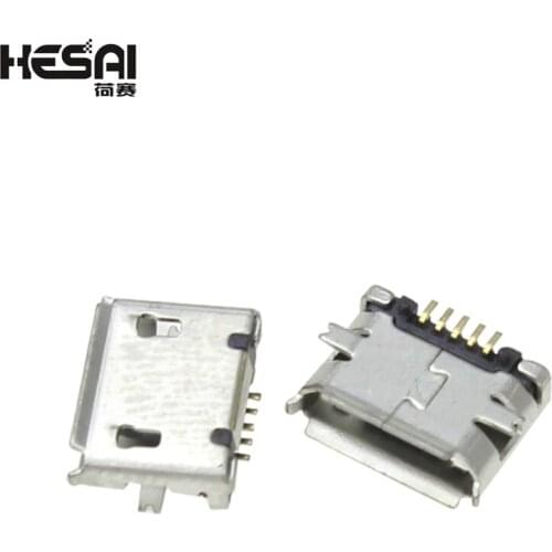 5 Pin SMT Socket Connector Micro USB Type B Female Placement SMD DIP Socket Connector