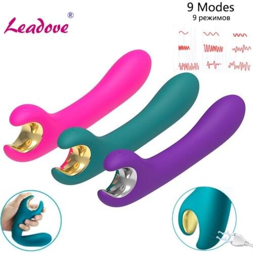 9 Speed Adult Product Dildo Female Vibrator Sex Toy Stimulation Clitoral Massage G-Spot Orgasm Female Masturbation Device ZD0404
