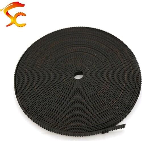 Free Shipping 10meters/LOT MXL025 timing belt Pitch=2.032 open rubber belt width 6.35mm=025" 3D Printer belt MXL-025