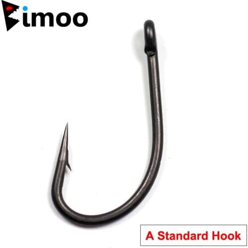 Bimoo 20pcs/pack Carp Hook Coating Carp Fishing Hooks Standard Japan Made Size 2 4 6 10 High Carbon Steel Fishhook