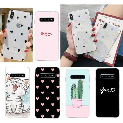 Case for Coque Samsung Galaxy S10 Plus Case Cover for Samsung S10 Fundas Soft Silicone Cover For Samsung S10e A50 A30 Case Capa