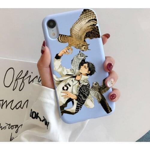 YNDFCNB Japan Anime Oya Haikyuu Love Volleyball Phone Case for iphone 11 12 mini pro max 7 8 plus 6 6s x xs max xr coque