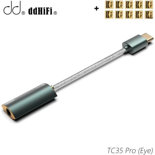 DD ddHiFi TC35 Pro (Eye) TypeC / Light-ning to 3.5mm Decoder, ES9281AC Pro Chip, Support MQA / Native DSD 512 / PCM 32bit/768kHz