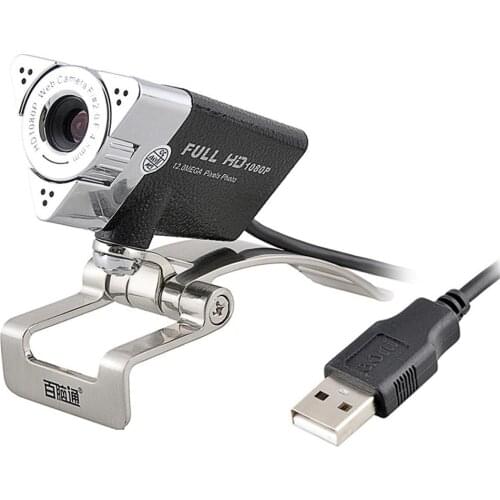 HD Webcam Camera 360 Degree MIC Clip-on Webcam USB Video Calling And Recording 1080p Camera For Laptop Desktop Computer