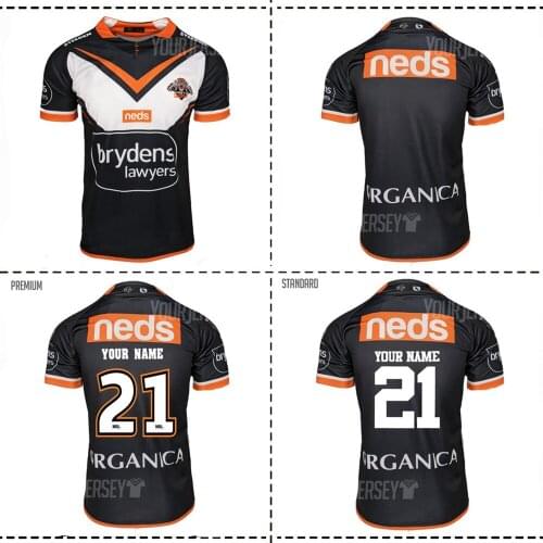 2021 WESTS TIGERS HOME RUGBY JERSEY 2022 Wests Tigers Rugby TRAINING SHORTS JERSEY size S--5XL