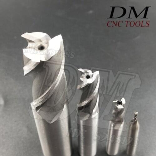 9mm 10mm Diameter End Mill White Steel Milling Cutter 3 Flute HSS Carbide Straight Shank Milling Cutter Kit Set
