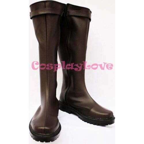 Hakuoki Nagakura Shinpachi Cosplay Shoes Boots Hand Made Custom-made For Halloween Christmas Festival CosplayLove