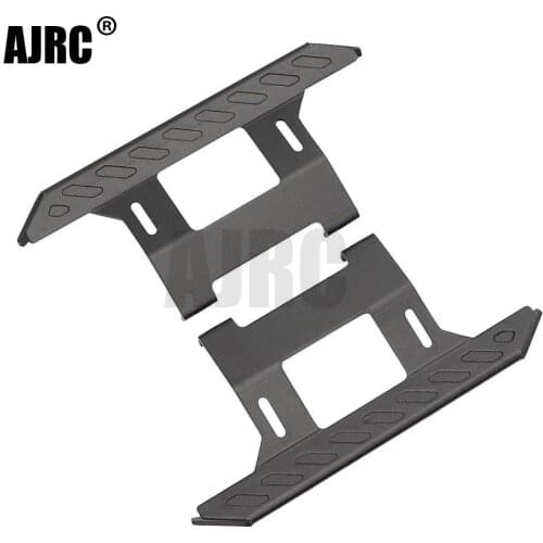 Tough Armor Side Plates Metal Pedals Slider for 1/10 RC Crawler Axial SCX10 RC4WD TF2 RGT 86100 Upgrade Parts