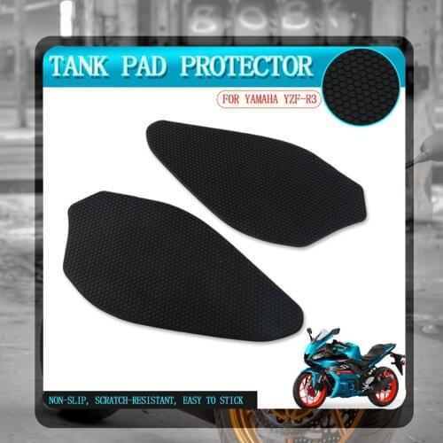 For YAMAHA YZF R3 YZFR3 2019 2020 2021 Motorcycle Tank Traction Pad Anti Slip Sticker Side Decal Gas Knee Grip Protector