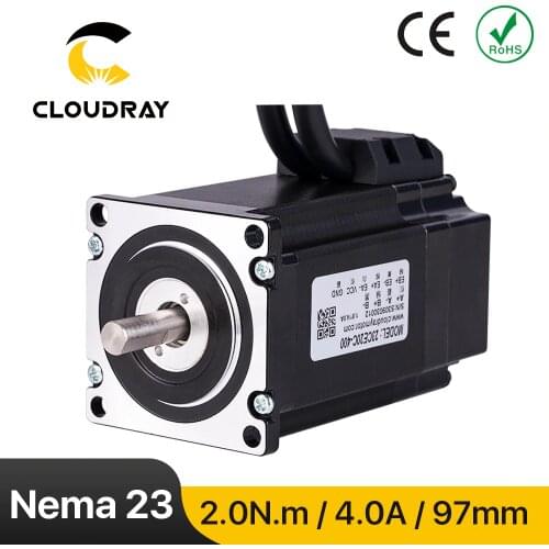 Cloudray Nema 23 Stepper Motor 2.0N.m 4.0A Closed Loop Stepper Servo motor with Encoder for CNC Router Engraving milling machine