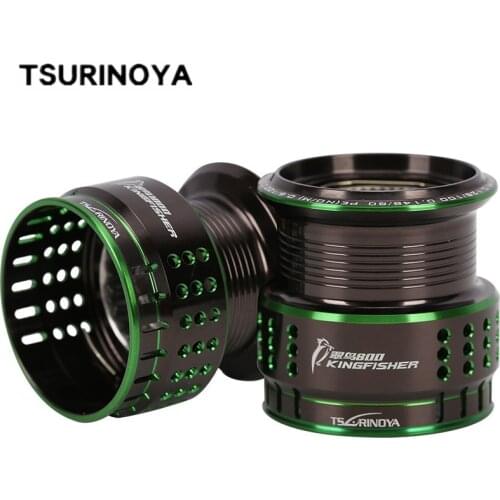 TSURINOYA KINGFISHER 800/1000 Spinning Reel Spare Spool Ultra-lightweight Aluminum Alloy Spool Quality Deep Shallow Spool Tackle