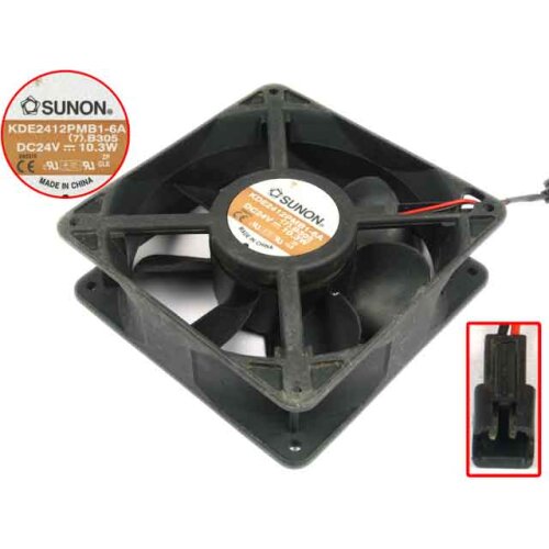 SUNON KDE2412PMB1-6A (7).B305.GN DC 24V 10.3W 120x120x38mm Server Cooling Fan