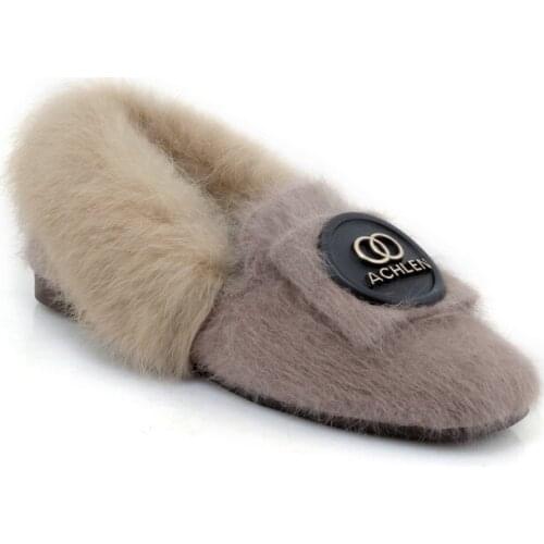 The spring and autumn period and the new with velvet single shoes warm leisure square yards size 30 shoes 1230-44 students