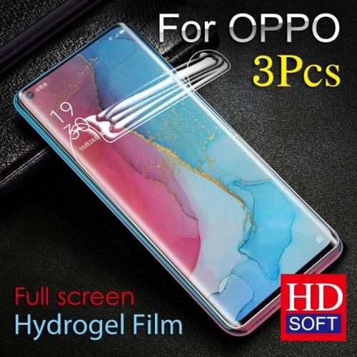 Reno6 ProPlus Screen Protector For OPPO Find X2 X3 Pro Hydrogel Film Reno 5Pro 4 3Pro HD Soft Ultra-Thin Invisible Realme GT NEO