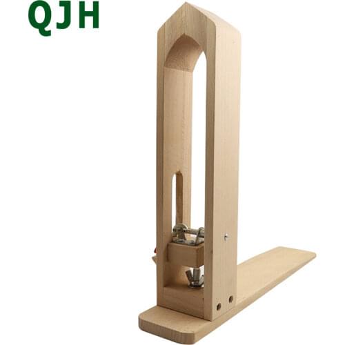 Leather hand-stitched wooden clip leather stitching fixed clip sewing bag tool wooden frame handmade leather diy sewing tool