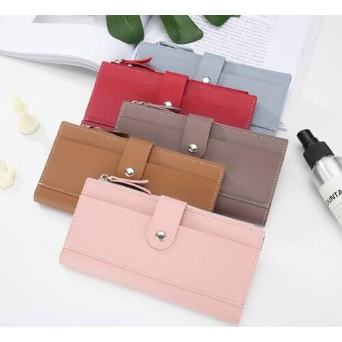 Womens wallet Long leather wallet hasp cartera mujer Hot Sale carteira feminina Ladies Card Bag 2020 Female Teenage Pocket