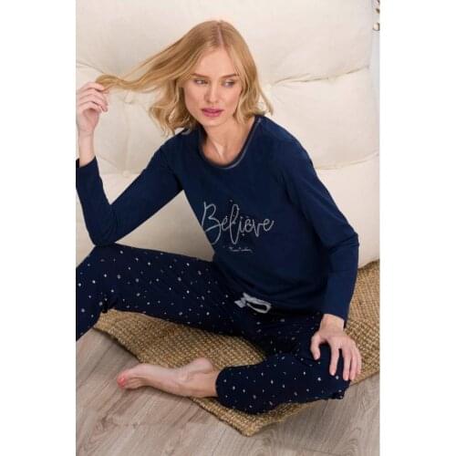 WOMEN PAJAMA SET,LONG SLEVE,%100 ORGANIC COTTON HIGH QUALITY,BOTTOM AND TOP PAJAMA SET SLEEP WEAR,BED WEAR