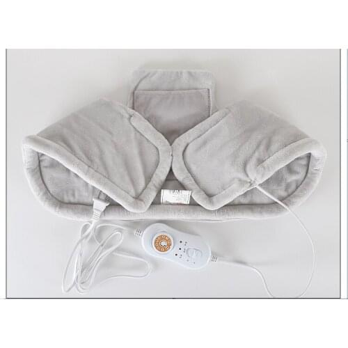 Electric heating vest pad moxibustion wormwood moxa warm heated neck belt protector cervical vertebra physiotherapy back shawl