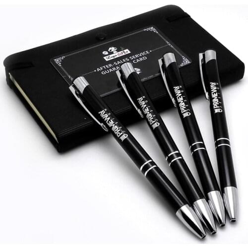 1pc personalized wedding gifts for guests souvenirs kawayii return gift metal ballpoint pen custom with your name text&wishes