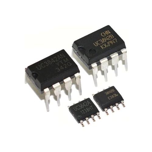 10PCS UC3842AN DIP8 UC3842 UC3842BN DIP 3842AN DIP-8 UC3842A UC3842B UC3842 SOP8 3842B 3842A SOP-8