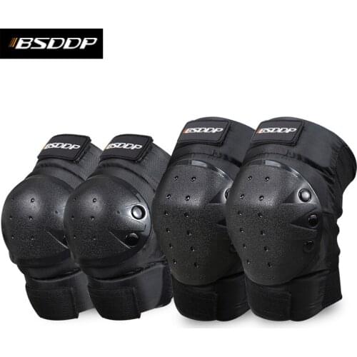4pcs Motorcycle protective gear knee pads elbow off-road motorcycle riding equipment scooter knee pads elbow pads