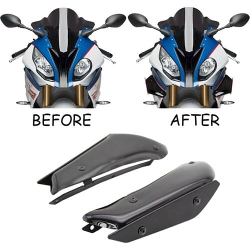 DOWNFORCE SPOILERS Aerodynamic Wing Kit Fixed Winglet Fairing Wing FOR SUZUKI GSXR600 750 1000 L1 K11 L9