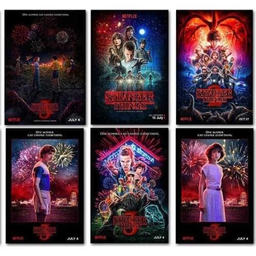 Diamond Painting Stranger Things Poster Wall Sticker 5D Diamond Embroidery diy Home Decor TV Show Mosaic Cross Stitch Kit Gift