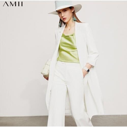 Женские длинные пиджаки Amii China At AliExpress