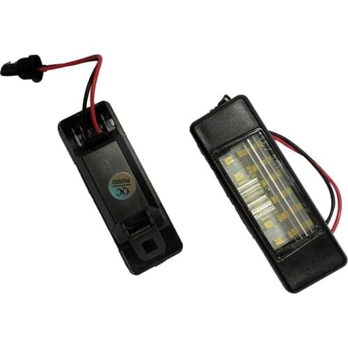 Car led rear number plate light for Nissan X-trail Primera P12 Juke Qashqai Pathfinder R51 auto accessory