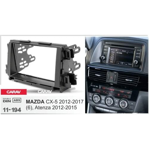 CARAV 11-194 Top Quality Radio Fascia for MAZDA (6), Atenza 2012+; CX-5 2012+ Stereo Fascia Dash CD Trim Installation Kit