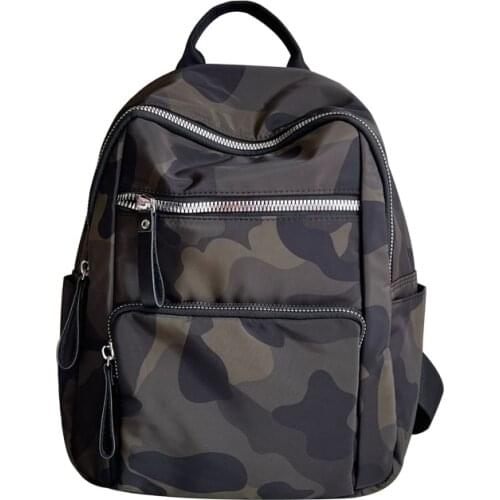 Travel Camo Classic Backpack Water Resistant Kids School Student Rucksack Gifts for Men and Women Waterproof Nylon Bag Casual