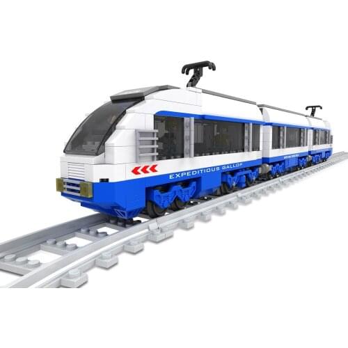 Ausini Building Block Train Set 681pcs Steam Train Educational Bricks Toy For Boy Gift 25903