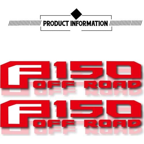 New car sticker reflective waterproof logo sticker decorative fuel tank sticker body wheel for ford f150 off road F150 OFF ROAD