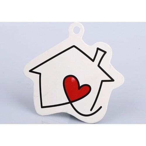 Personalized Logo Tags For Women Clothing White Hang Tags