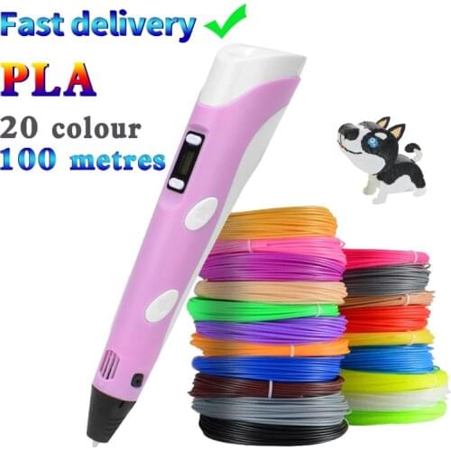 3D Pen Original DIY 3D Drawing Pen With LCD Screen Compatible Printing Pen With PLA Filament Creative Toy Birthday Gift